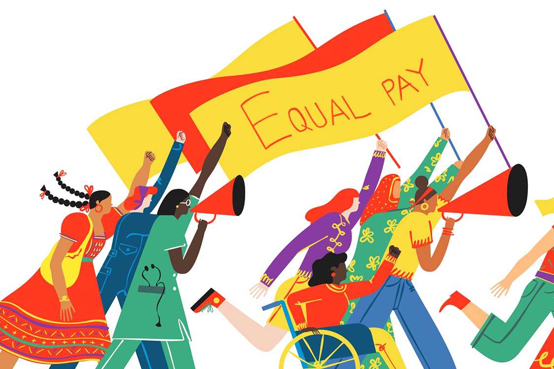 Veronica Grech equal pay illustration